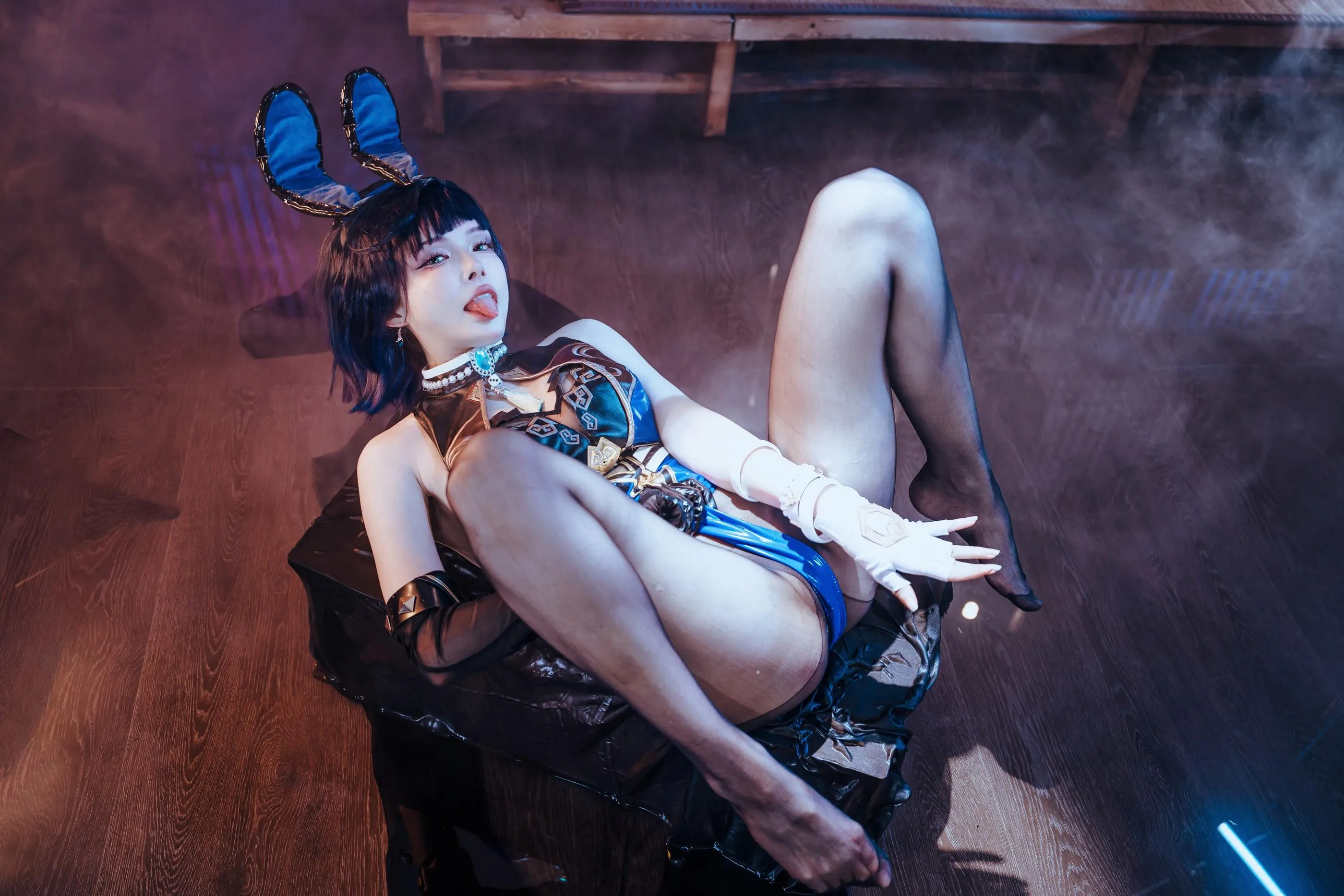 秋和柯基 – NO.105 夜兰 兔女郎 [92P]插图